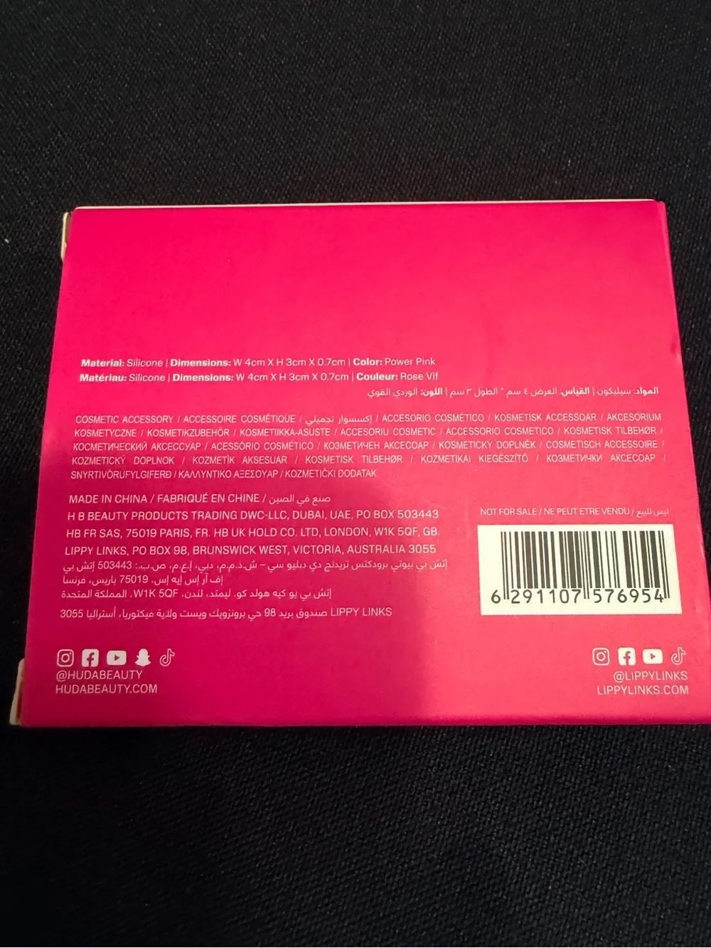 huda beauty Jelly Stained Lips Lippy Links - Holds Lip Product and Lip Liner New - Picture 3 of 5